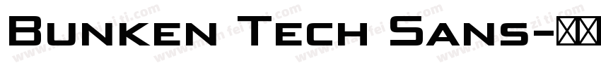 Bunken Tech Sans字体转换